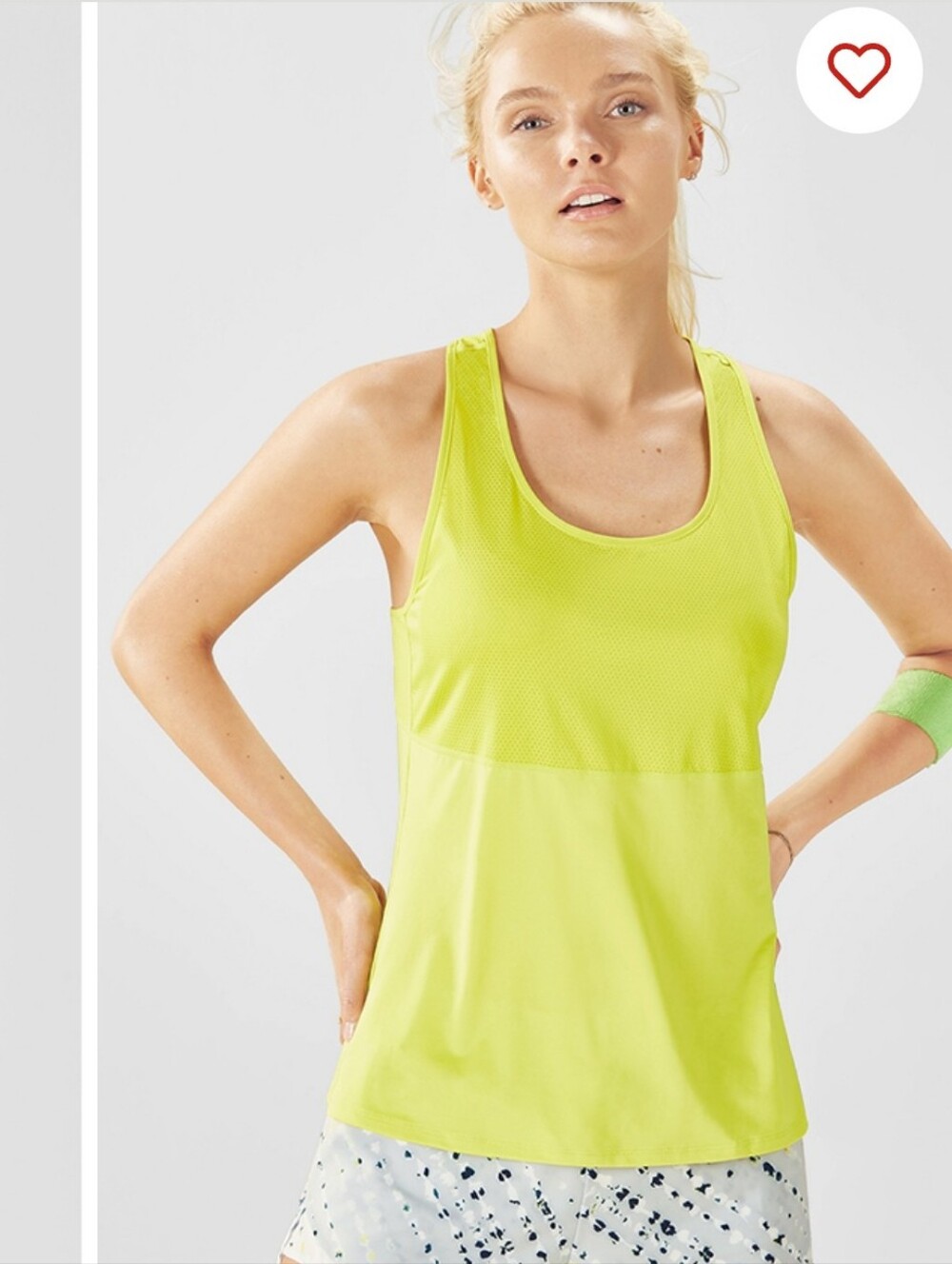 Fabletics Reese Tank In Color  Leaf